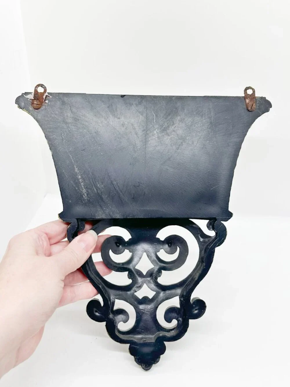Vintage Burwood Gothic Wall Planter Witchy Whimsigoth